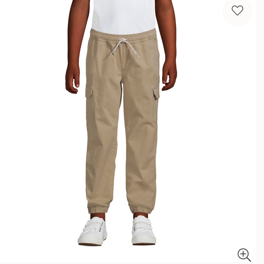 Boys Husky Iron Knee Stretch Cargo Jogger Pants